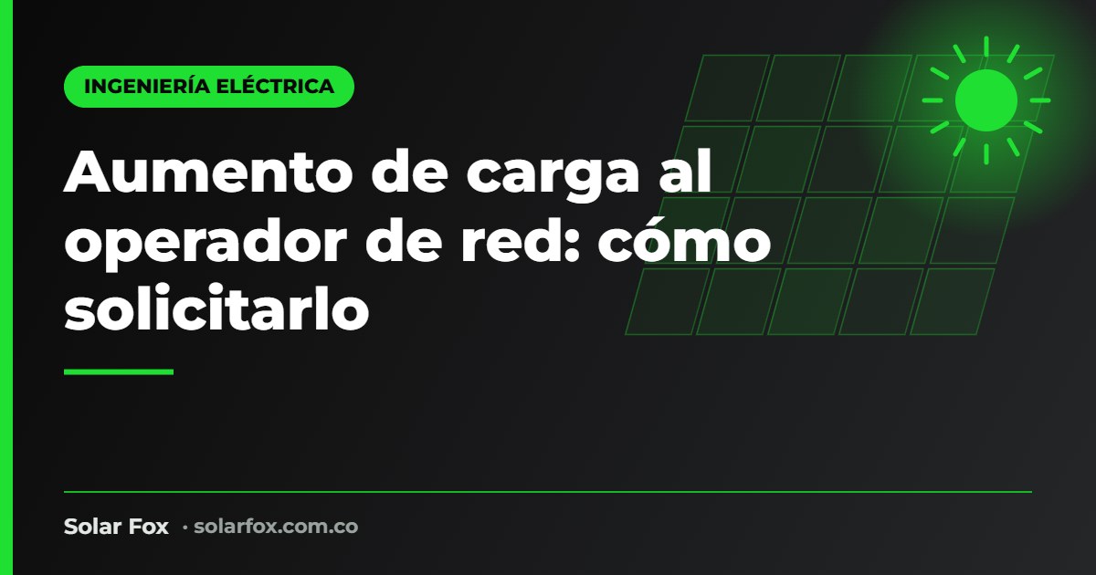 Portada de la guía de aumento de carga de Solar Fox