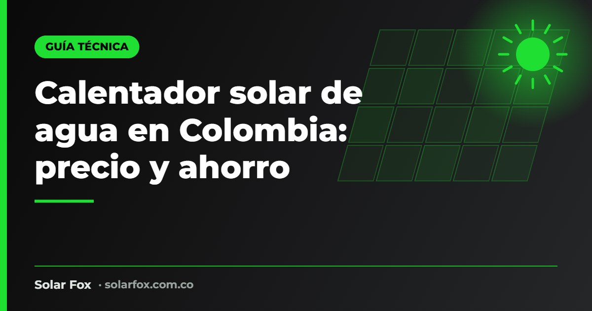 Portada de la guía de calentador solar de agua de Solar Fox
