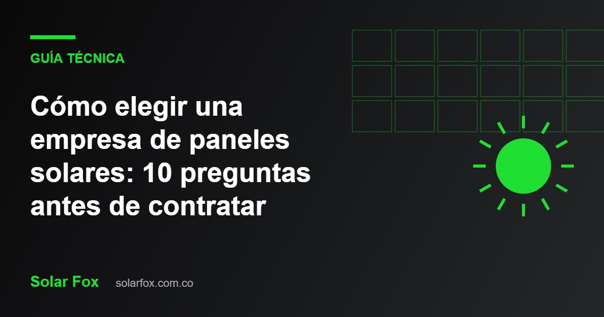 Ilustración de la guía: Cómo elegir una empresa de paneles solares: 10 preguntas antes de contratar