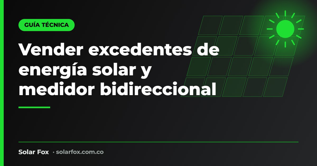 Portada de la guía de vender excedentes de energía solar de Solar Fox